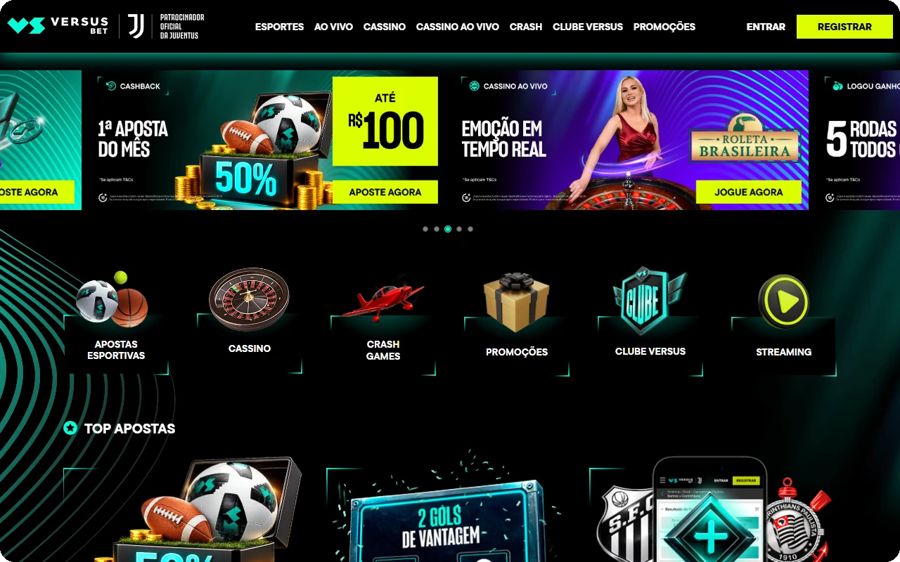 VERSUSbet - A Nova Aposta do Mercado